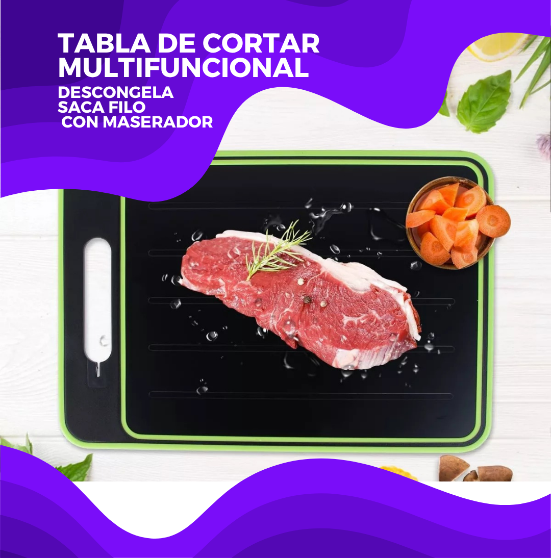 Tabla De Picar Y Descongelación 4 En 1